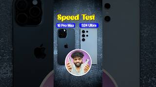 Ultimate Speed Test iPhone 16 Pro Max vs Samsung S24 Ultra 🔥 [upl. by Goulder335]