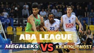 MEGALEKS VS KK BUDUCNOST LIVE SCORE  ABA LEAGUE 2024 [upl. by Raseta]