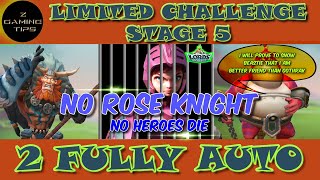 Barbarian Limited Challenge Stage 5  Barbaric Journey Auto Teams without Rose Knight Part 6 [upl. by Frida]