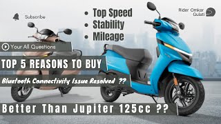 Connectivity Issue Resolve  Top Speed More Then Company Claim  TVS Jupiter 110 cc Honest Review [upl. by Kora]