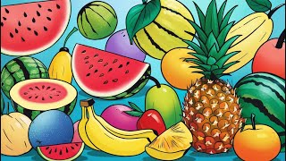 Fruits Song for Kids  Nursery Rhymes [upl. by Humberto955]