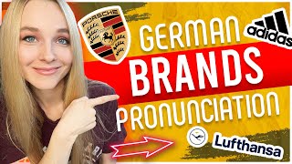 17 German BRANDS You’re Pronouncing Wrong [upl. by Armond]