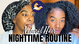 MY NATURAL HAIR NIGHTTIME ROUTINE  EXCITING ANNOUNCEMENT FOR THE FAM TWISTOUT 201 EP 6 [upl. by Dnalon]