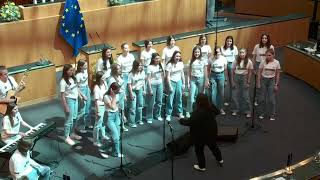 Der BORG Gastein Chor beim Europatag 2023 im Parlament [upl. by Ck236]