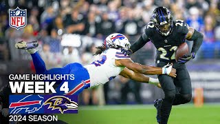 Buffalo Bills vs Baltimore Ravens  2024 Week 4 Game Highlights [upl. by Lovell]