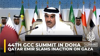 Qatari emir ‘This is a genocide committed by Israel’ [upl. by Aluin]