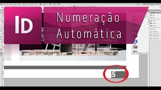 Numeração automática de páginas no Indesign [upl. by Naman423]