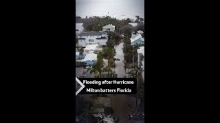 Flooding after Hurricane Milton batters Florida [upl. by Anirrak973]