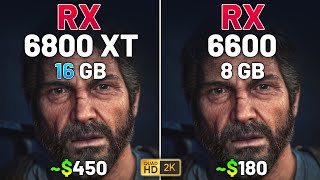 RX 6800 XT vs RX 6600  Test in 12 Games in 2024 [upl. by Christabella]