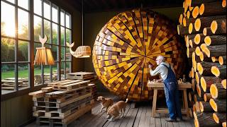 Beyond Imagination 70YearOld Craftsman Creates Wooden Wonders to Elevate Your Home A MustSee [upl. by Krisha525]