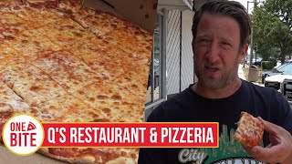 Barstool Pizza Review  Qs Restaurant amp Pizzeria Hillside IL [upl. by Egoreg19]