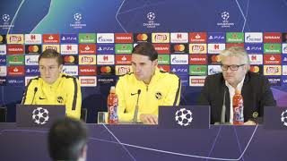 Pressekonferenz vor YB  Juventus Turin [upl. by Eilerua286]