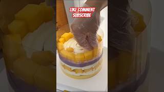 cake decoration fruit yammy delicious dessert cakedecorating trending viral amazing [upl. by Nibot]