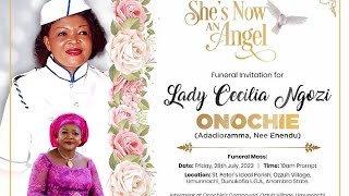 The family of Sir JC Onochie buries wife late Lady Ngozi Onochie Cecilia Adadiorama Part 2 [upl. by Akapol]