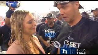 MLB Female Reporters Getting Soaked Part 2 [upl. by Ehcropal]