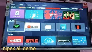 nipex led tv chaina demo miracast [upl. by Carlos]