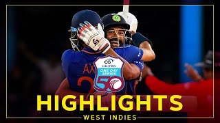 Highlights  West Indies v India  Patel Fires India to SeriesClinching Win  2nd CG United ODI [upl. by Aid285]