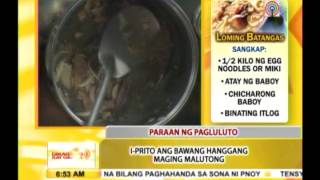 Rainy day recipe Batangasstyle Lomi [upl. by Atat589]