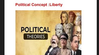 Political Concept Liberty SSBPGTTGTUGC NET PHD INTERVIEW [upl. by Elram]