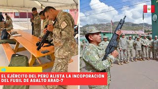 El Ejército del Perú alista la incorporación del fusil de asalto ARAD7 peru [upl. by Izabel338]