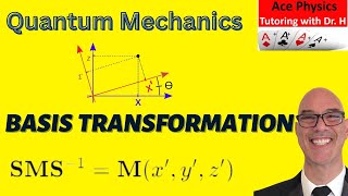 Quantum Mechanics Mathematical Foundations 1C Basis Transformations and Matrix Diagonalizations [upl. by Heyward]