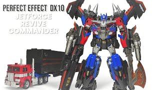 JETWING OPTIMUS PRIME  PE DX 10 JETFORCE REVIVE COMMANDER TRANSFORMATION [upl. by Also779]