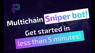 Sniper bot Tutorial  How to get started with Prodigy multichain trading bot in 5 minutes [upl. by Chucho]