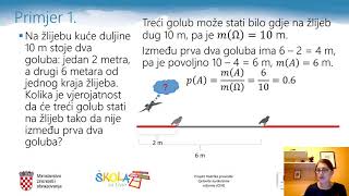 Matematika 2 r SŠ  Geometrijska vjerojatnost [upl. by Kosey589]