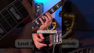 3 levels of guitar chords guitar guitarlesson tabs guitartutorial guitarist howtoplay [upl. by Neram]