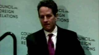 Timothy Geithner Open To New Global Currency [upl. by Mccoy]