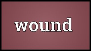 Wound Meaning [upl. by Noraa568]