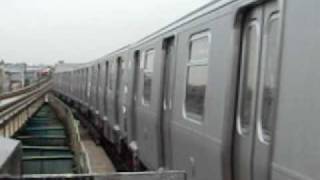 R160 Siemens N train leaving 62nd Street [upl. by Nnail]