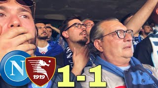 FESTA RIMANDATA‼️NAPOLISALERNITANA 11💙REACTION DAL MARADONA [upl. by Schulze]