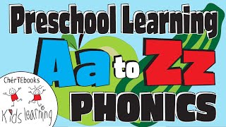 Learning alphabet for preschoolersPhonics sounds of alphabet A to Z [upl. by Ardnas2]