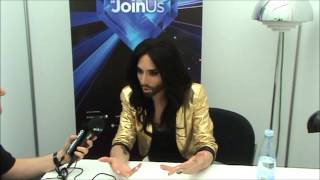 Eurovision 2014  Interview with Conchita Wurst [upl. by Aytak]