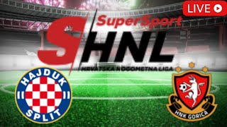 🔴 LIVE HNK Hajduk Split vs HNK Gorica Croatian Football League 202425 Live Match Updates [upl. by Artim]