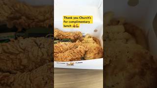 CHURCH’S CHICKEN 3 PC SPICY TENDERS W FRIES amp BISCUIT churchschicken foodielife spicytenders [upl. by Ardnazxela]