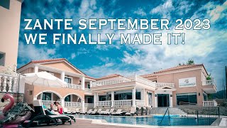 Zante September 2023  We finally made it [upl. by Atinat676]