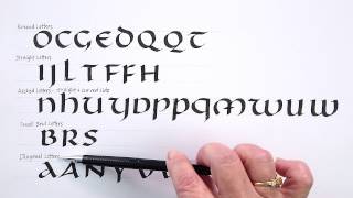 A Beginners Guide to Uncial Calligraphy with Janet Takahashi [upl. by Nawram]