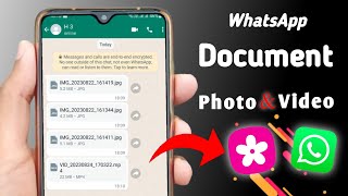 WhatsApp Docoment Photo NOT Showing in GALLERY Problem Solved [upl. by Einnaffit588]