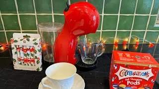 How to use NESCAFÉ® Dolce Gusto® Piccolo coffee machine by Krups® amp Celebrations® pods [upl. by Unhsiv]