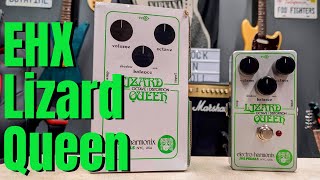 ElectroHarmonix JHS Pedals LIZARD QUEEN Octave Fuzz Pedal Review [upl. by Eelessej]