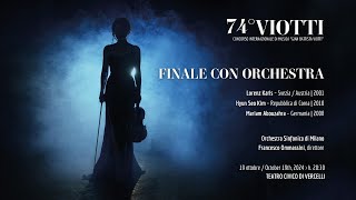 FINALE CON ORCHESTRA 2024  74° Concorso Internazionale di Musica Viotti [upl. by Silyhp]