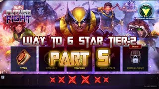 X Men Epic Quest Wolverine Way To 6 Star Tier 2 Part 5  Marvel Future Fight [upl. by Yroger]