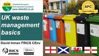 UK waste management basics [upl. by Novihs]