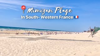 Mimizan plage  Plage de Contis  Southwestern France beach 🇫🇷 [upl. by Brier]