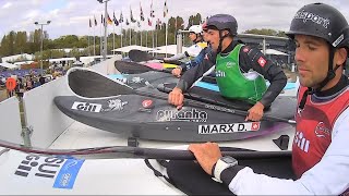 Mens Kayak Cross Semi Final 1  2023 ICF Canoe Slalom World Championships amp Olympic Qualifier [upl. by Annaoi]