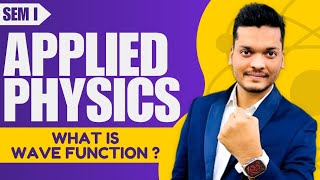 WHAT IS WAVE FUNCTION IN HINDI  Engineering physics  Quantum wave function [upl. by Geri]