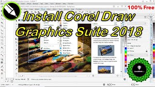 CorelDraw Graphics Suite 2018 Installation  Full Tutorial [upl. by Dahlstrom]