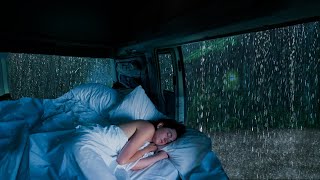 Bruit de pluie pour bien dormir et se détendre  ASMR Une forte pluie mémorable pour bien dormir [upl. by Kenton]